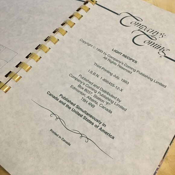 Company's Coming 4 Vintage Cookbooks - Picture 10 of 13